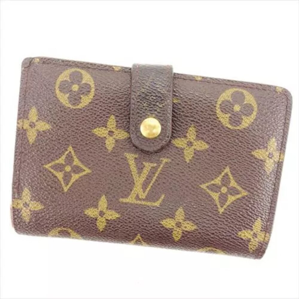 Louis Vuitton Wallet Purse Coin purse Monogram Brown Woman Authentic Used
